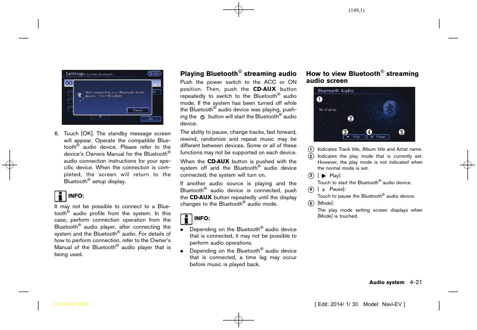 NISSAN 2015 LEAF - Navigation System Owner's Manual User Manual | Page 153 / 279