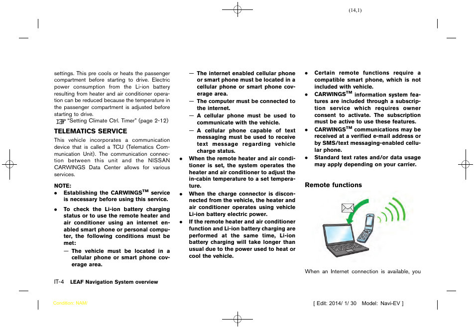 NISSAN 2015 LEAF - Navigation System Owner's Manual User Manual | Page 18 / 279