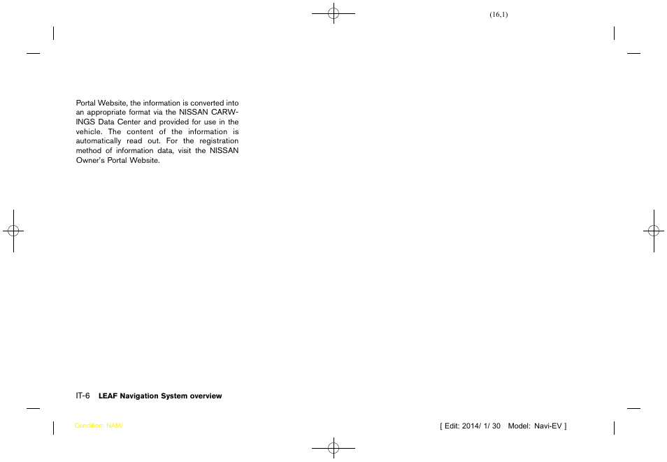 NISSAN 2015 LEAF - Navigation System Owner's Manual User Manual | Page 20 / 279