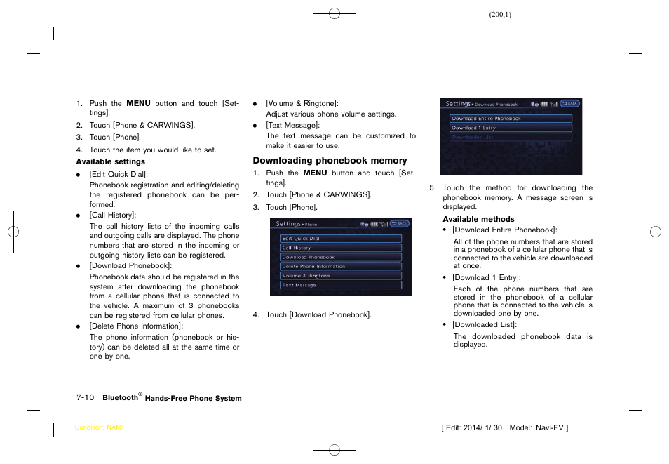 NISSAN 2015 LEAF - Navigation System Owner's Manual User Manual | Page 202 / 279