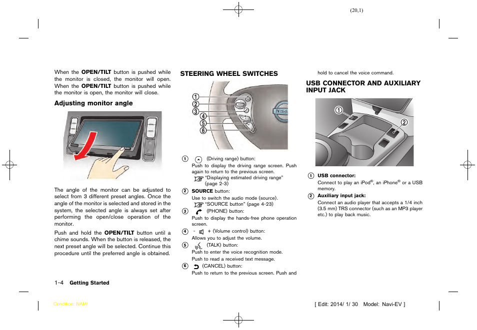 NISSAN 2015 LEAF - Navigation System Owner's Manual User Manual | Page 24 / 279
