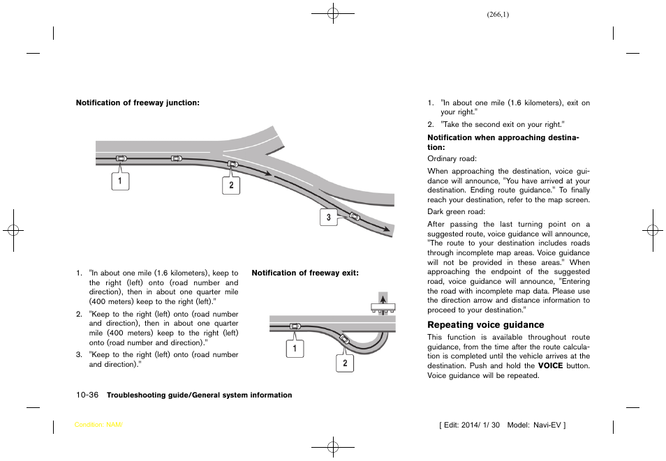 NISSAN 2015 LEAF - Navigation System Owner's Manual User Manual | Page 266 / 279