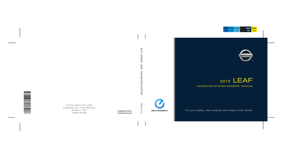 Leaf | NISSAN 2015 LEAF - Navigation System Owner's Manual User Manual | Page 279 / 279