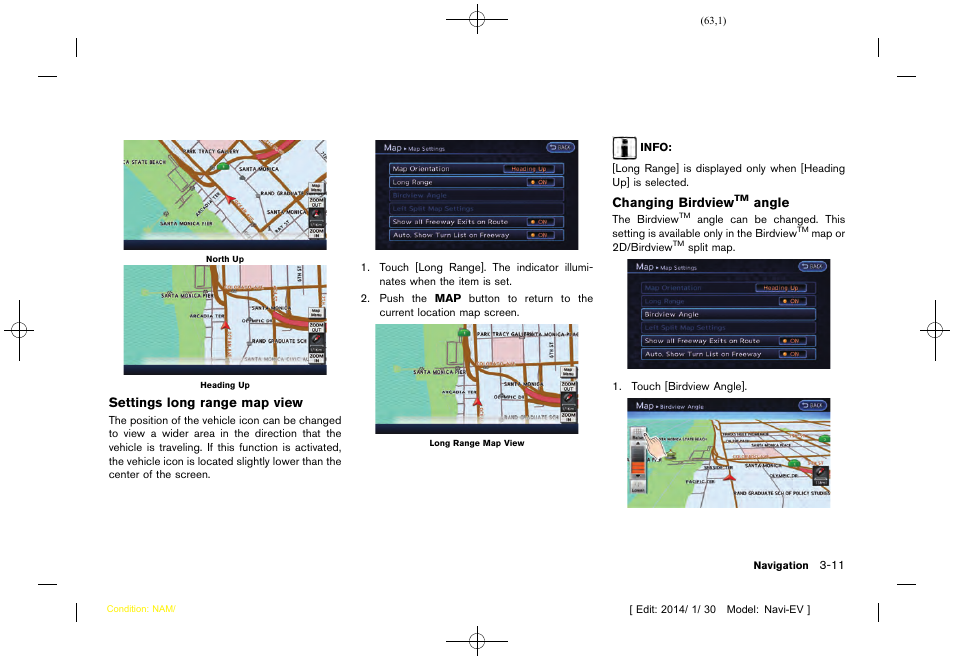 NISSAN 2015 LEAF - Navigation System Owner's Manual User Manual | Page 67 / 279