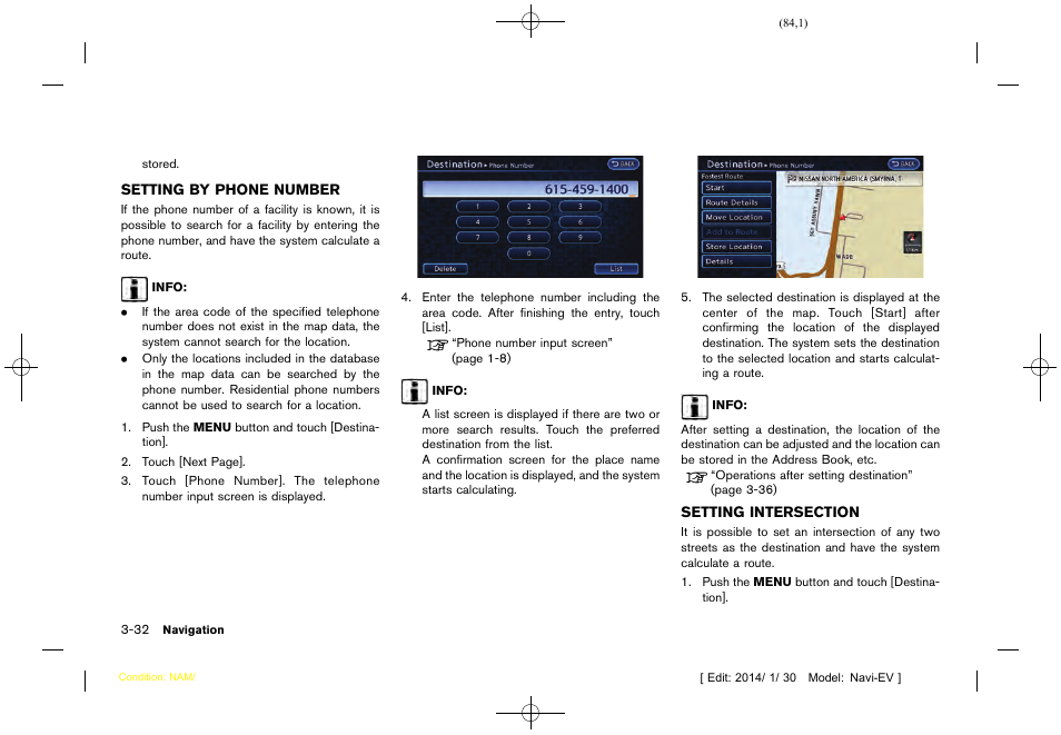 NISSAN 2015 LEAF - Navigation System Owner's Manual User Manual | Page 88 / 279