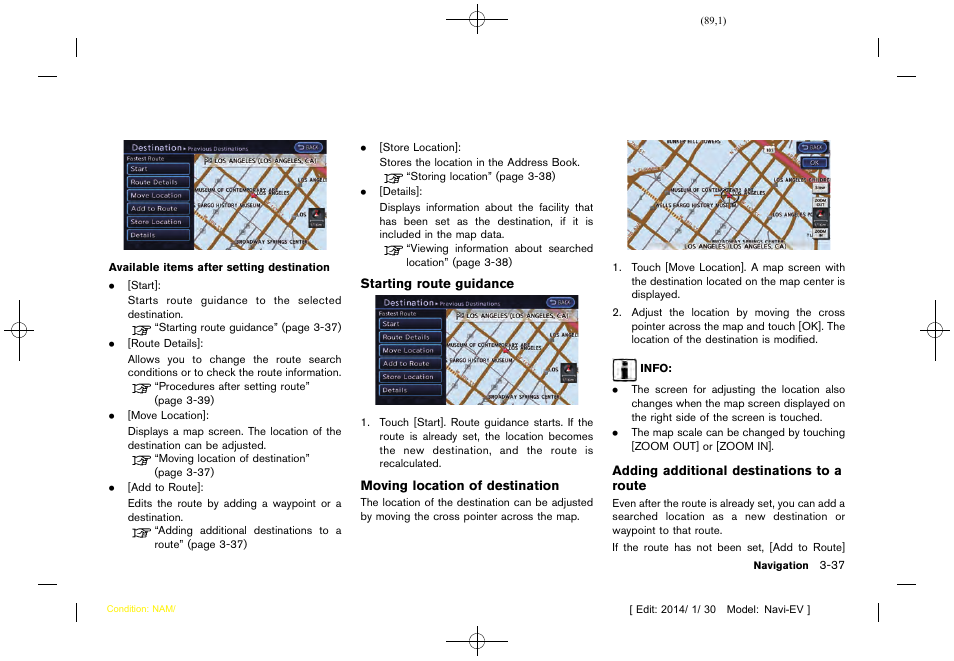 NISSAN 2015 LEAF - Navigation System Owner's Manual User Manual | Page 93 / 279