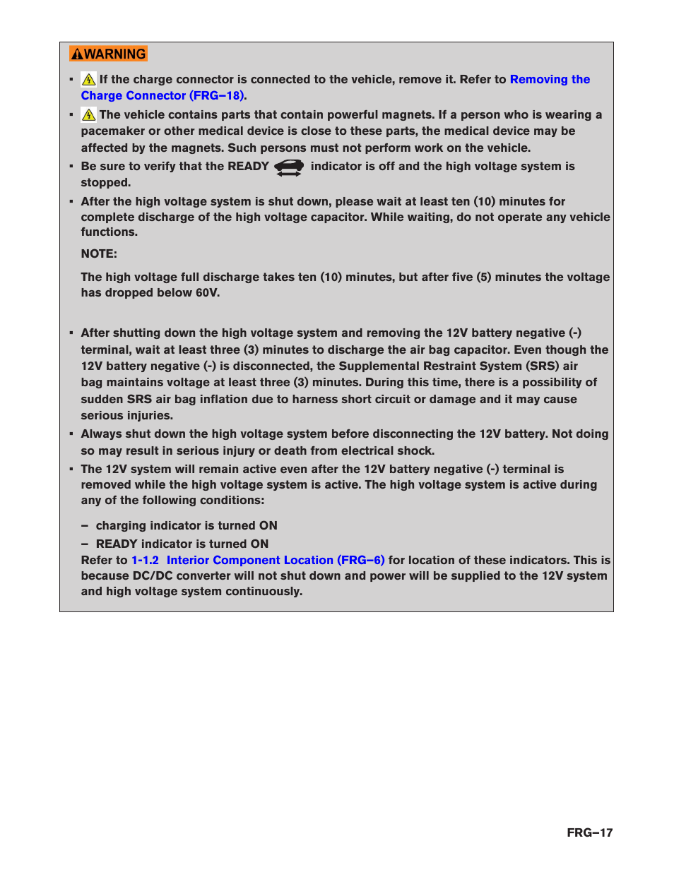NISSAN 2015 LEAF - First Responder's Guide User Manual | Page 17 / 40