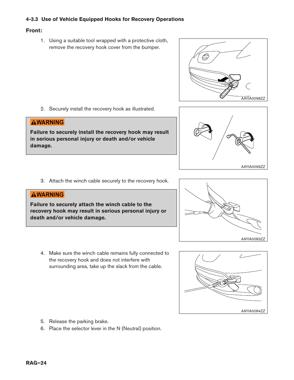 NISSAN 2015 LEAF - Roadside Assistance Guide User Manual | Page 24 / 39