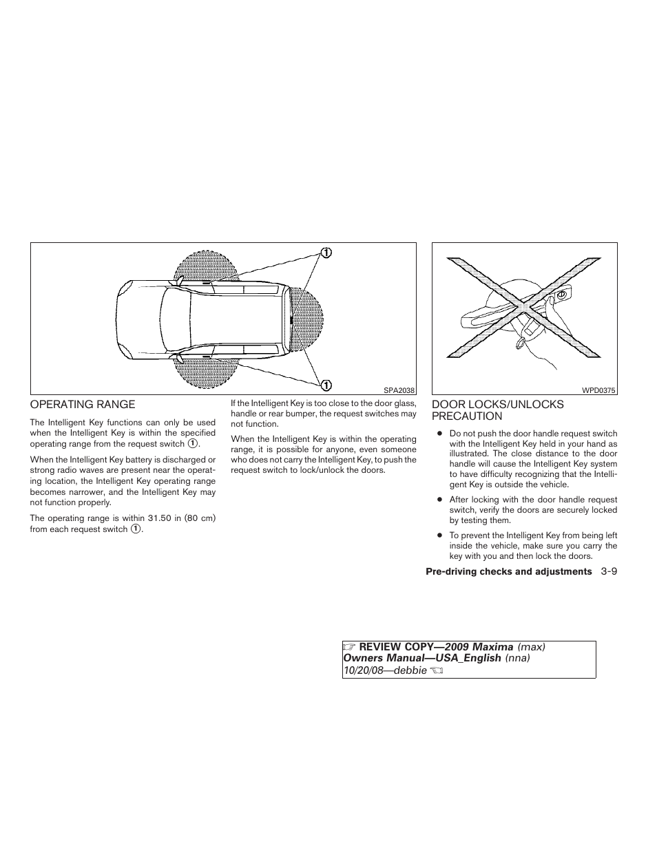 NISSAN 2009 Maxima - Owner's Manual User Manual | Page 130 / 419