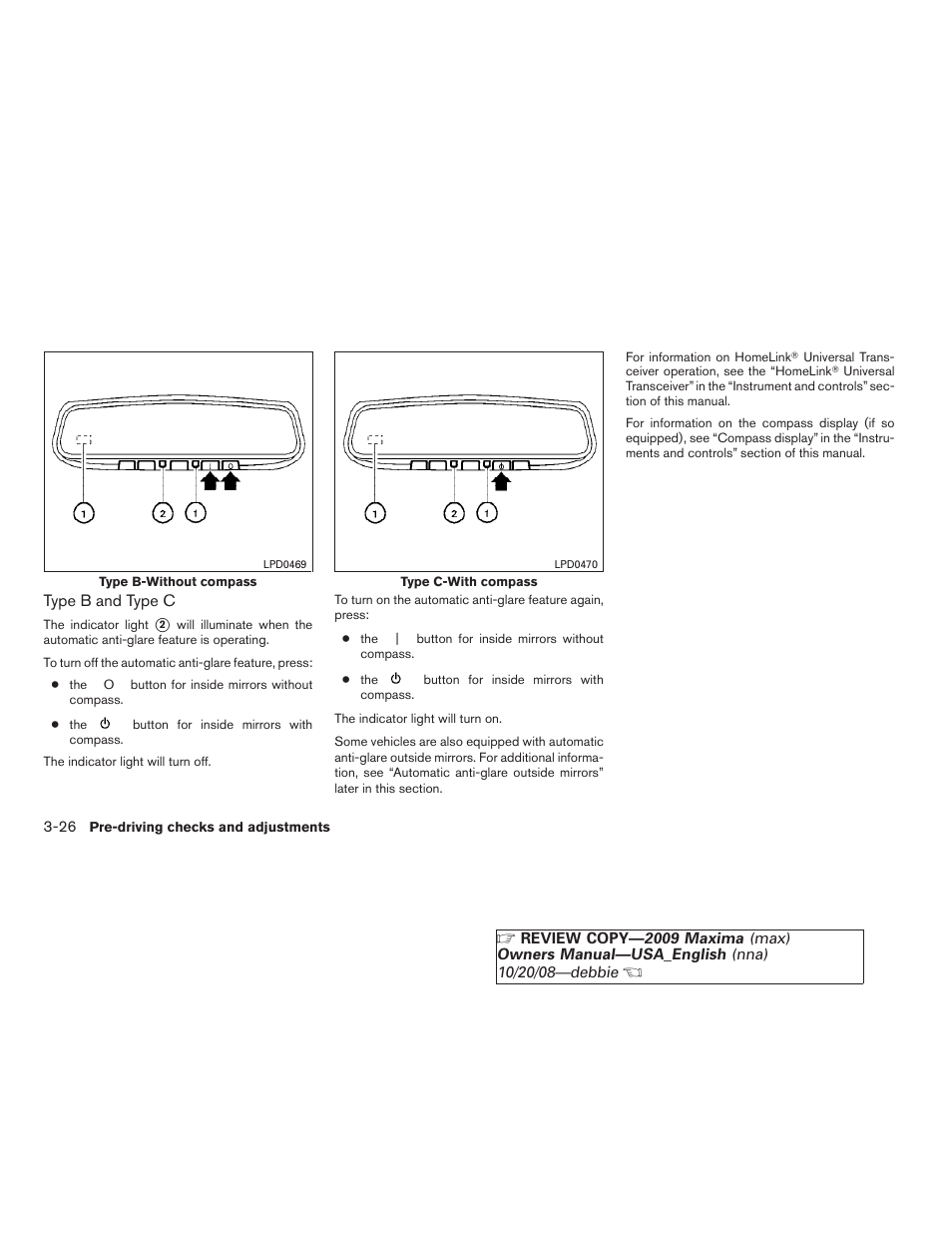 NISSAN 2009 Maxima - Owner's Manual User Manual | Page 147 / 419