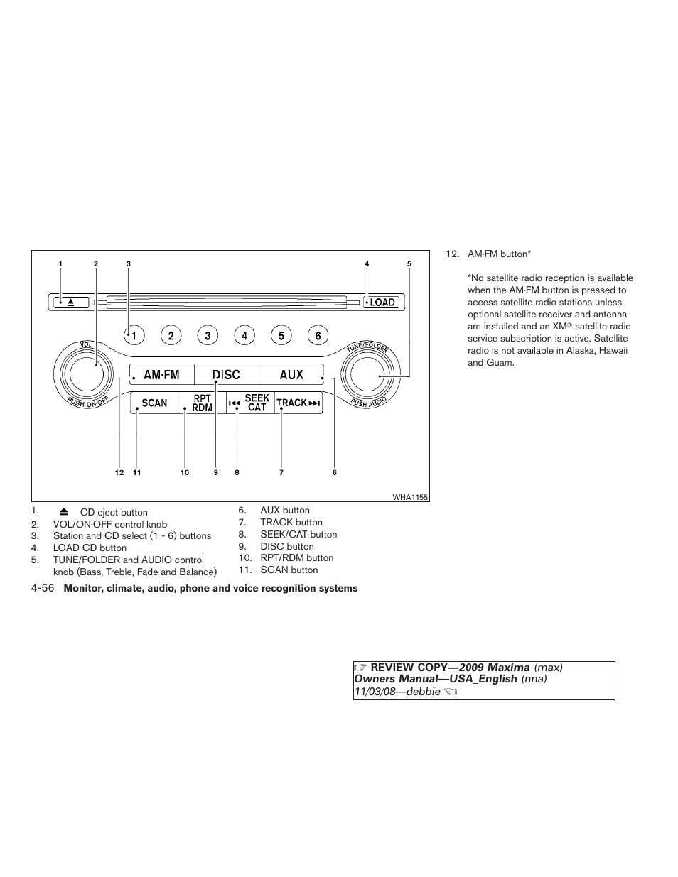 NISSAN 2009 Maxima - Owner's Manual User Manual | Page 209 / 419