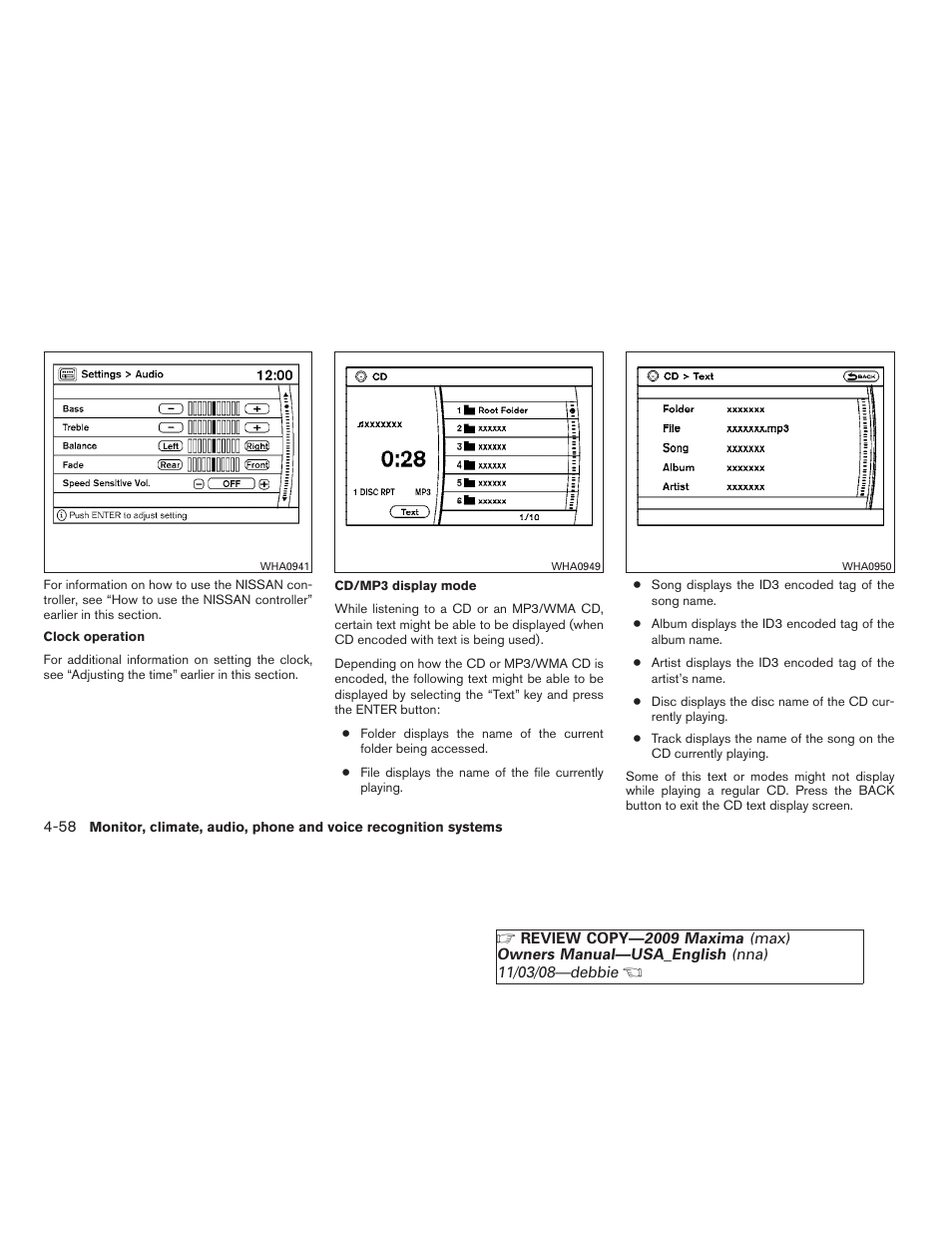 NISSAN 2009 Maxima - Owner's Manual User Manual | Page 211 / 419