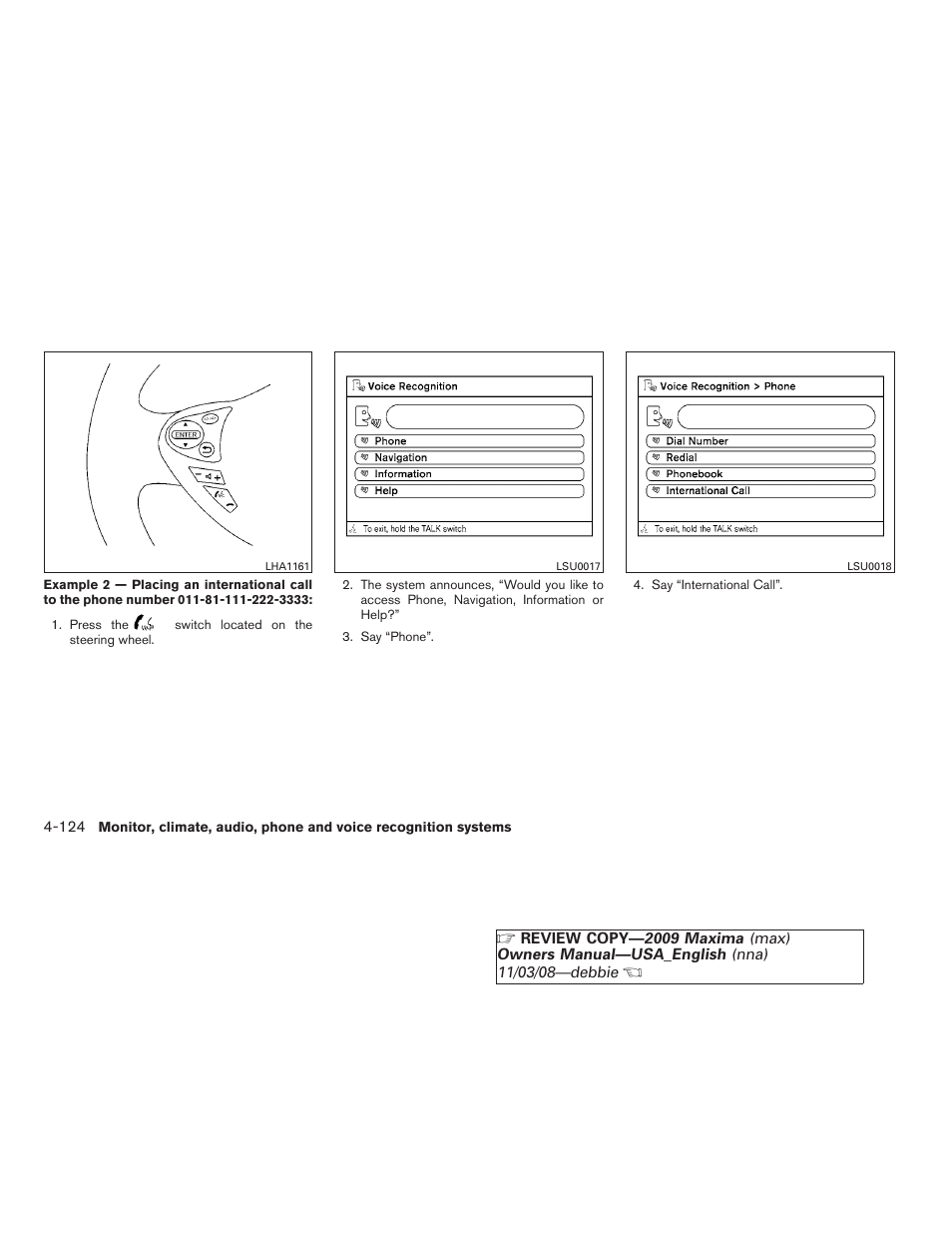 NISSAN 2009 Maxima - Owner's Manual User Manual | Page 277 / 419