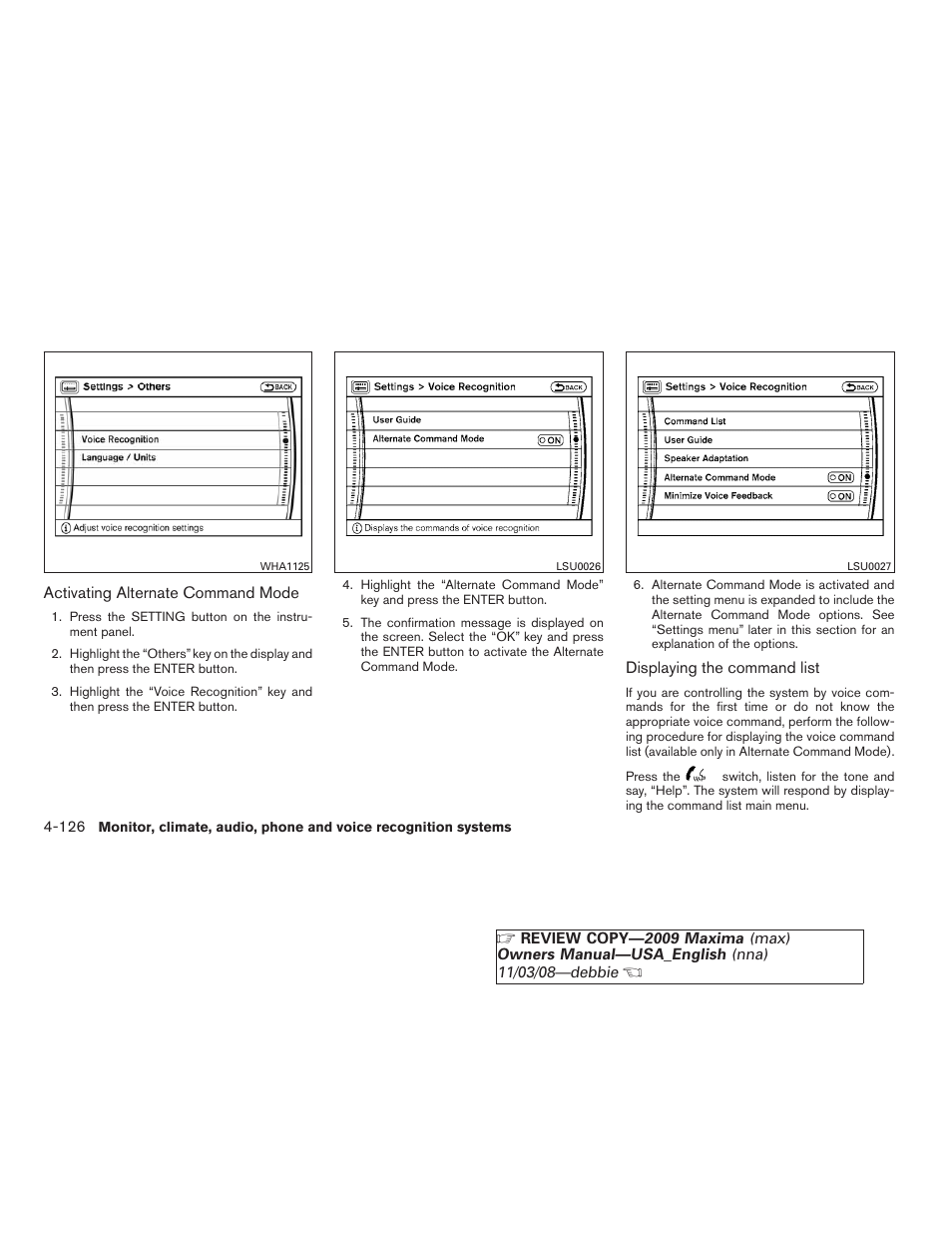 NISSAN 2009 Maxima - Owner's Manual User Manual | Page 279 / 419