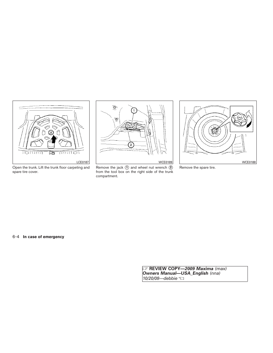 NISSAN 2009 Maxima - Owner's Manual User Manual | Page 323 / 419