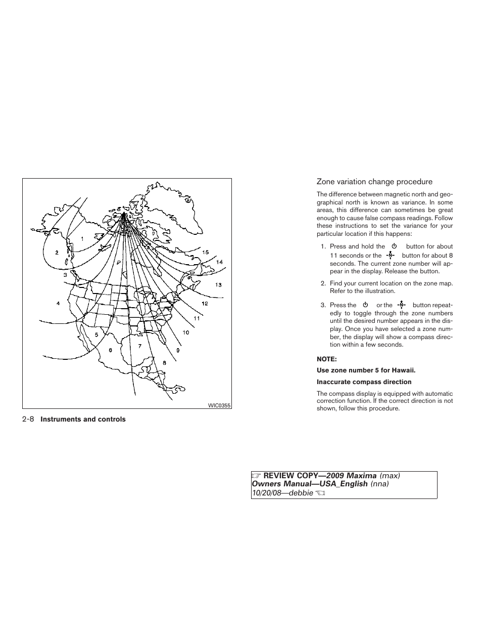 NISSAN 2009 Maxima - Owner's Manual User Manual | Page 75 / 419