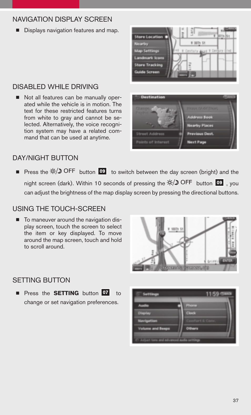 NISSAN 2009 Maxima - Quick Reference Guide User Manual | Page 39 / 52