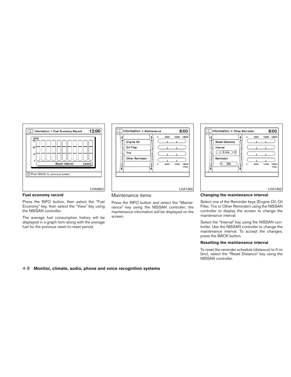 NISSAN 2010 Maxima - Owner's Manual User Manual | Page 169 / 458