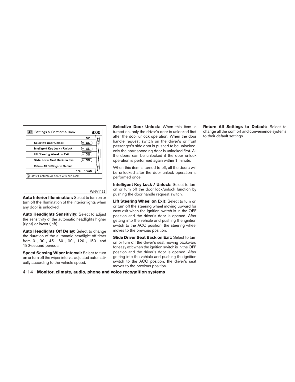 NISSAN 2010 Maxima - Owner's Manual User Manual | Page 175 / 458