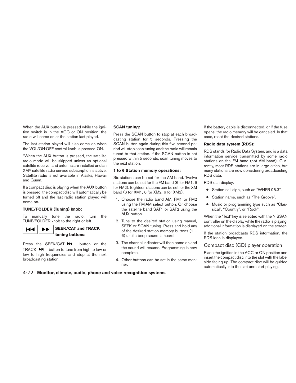NISSAN 2010 Maxima - Owner's Manual User Manual | Page 233 / 458