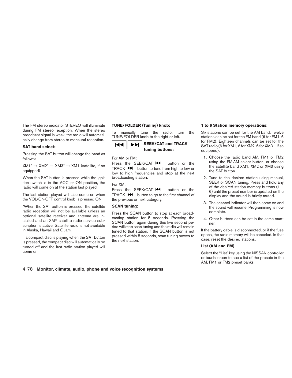 NISSAN 2010 Maxima - Owner's Manual User Manual | Page 239 / 458