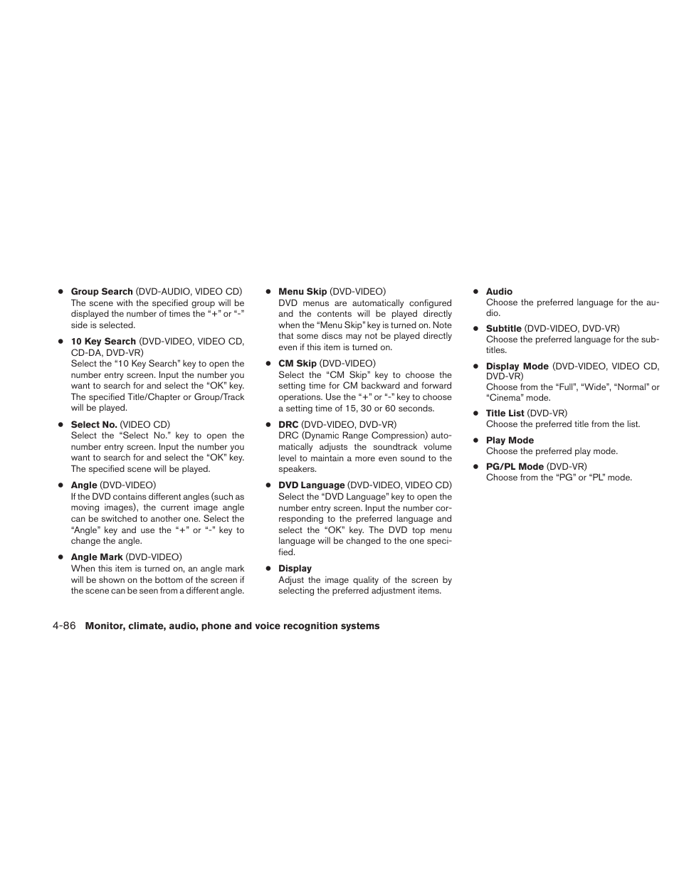 NISSAN 2010 Maxima - Owner's Manual User Manual | Page 247 / 458