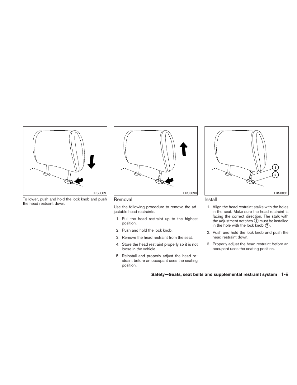 NISSAN 2010 Maxima - Owner's Manual User Manual | Page 26 / 458