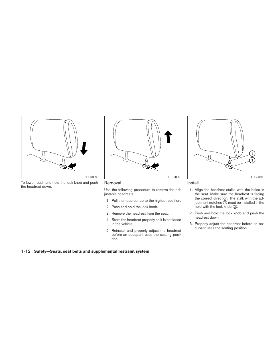 NISSAN 2010 Maxima - Owner's Manual User Manual | Page 29 / 458