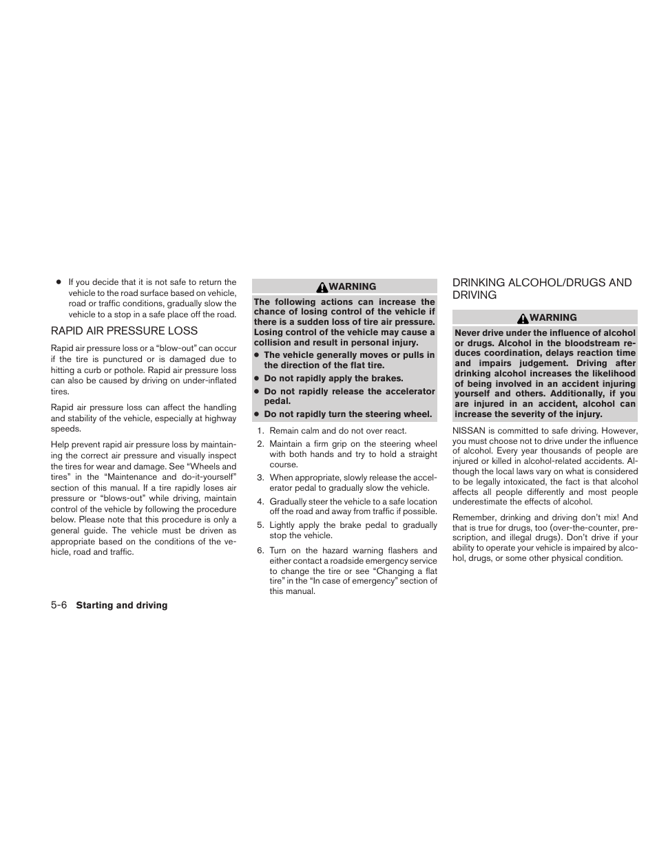 NISSAN 2010 Maxima - Owner's Manual User Manual | Page 335 / 458