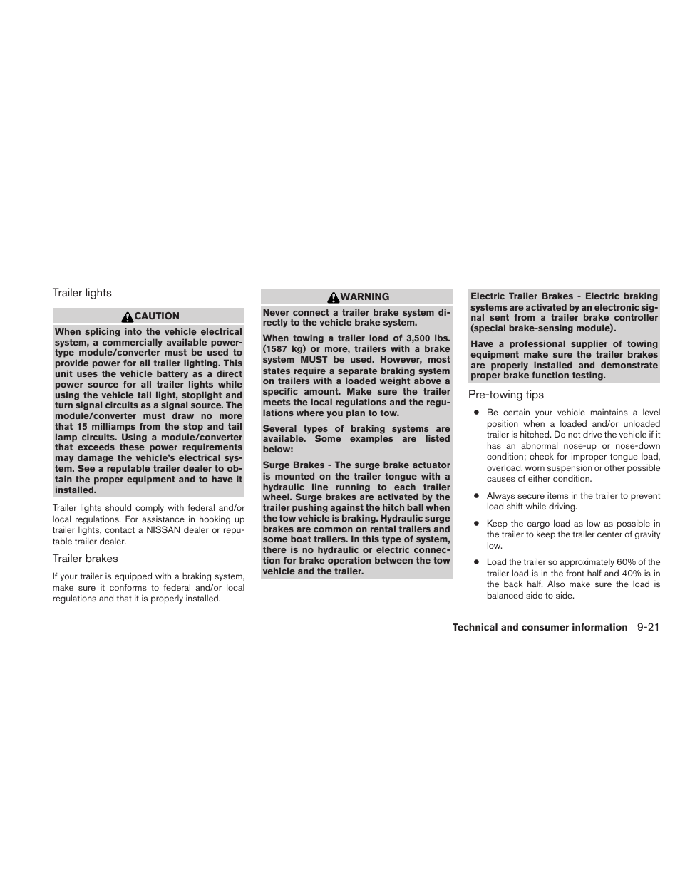 NISSAN 2010 Maxima - Owner's Manual User Manual | Page 442 / 458