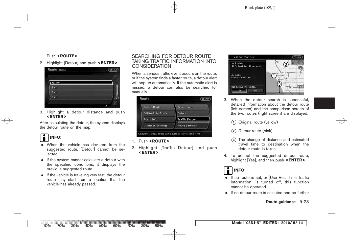 NISSAN 2010 Maxima - Navigation System Owner's Manual User Manual | Page 104 / 241