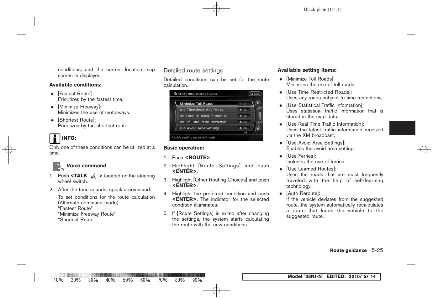 NISSAN 2010 Maxima - Navigation System Owner's Manual User Manual | Page 106 / 241