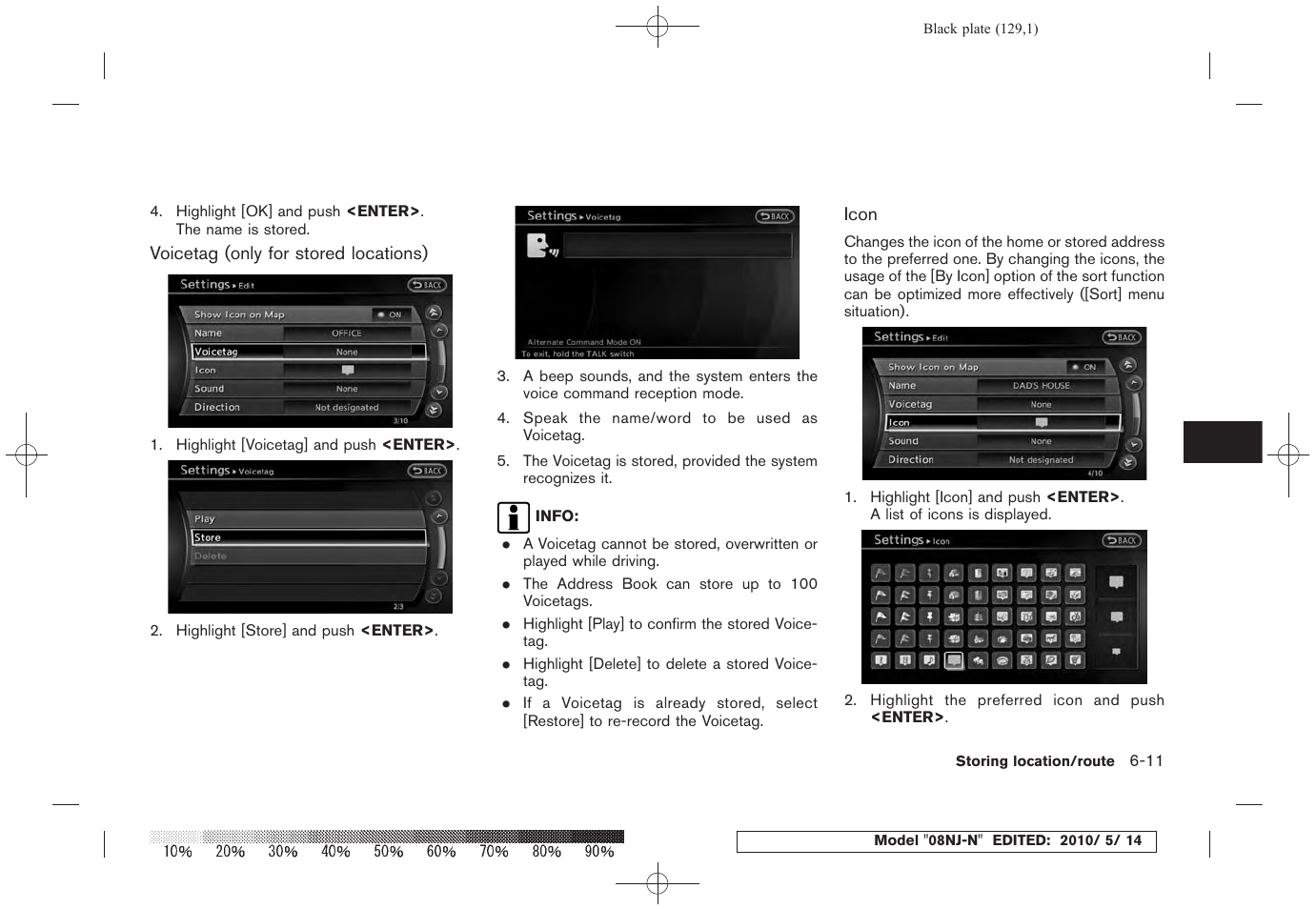 NISSAN 2010 Maxima - Navigation System Owner's Manual User Manual | Page 122 / 241