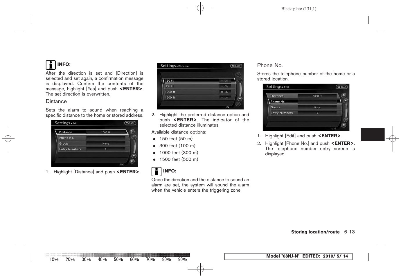 NISSAN 2010 Maxima - Navigation System Owner's Manual User Manual | Page 124 / 241