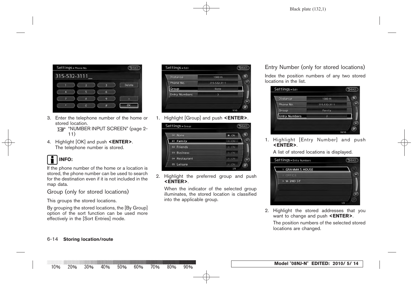 NISSAN 2010 Maxima - Navigation System Owner's Manual User Manual | Page 125 / 241