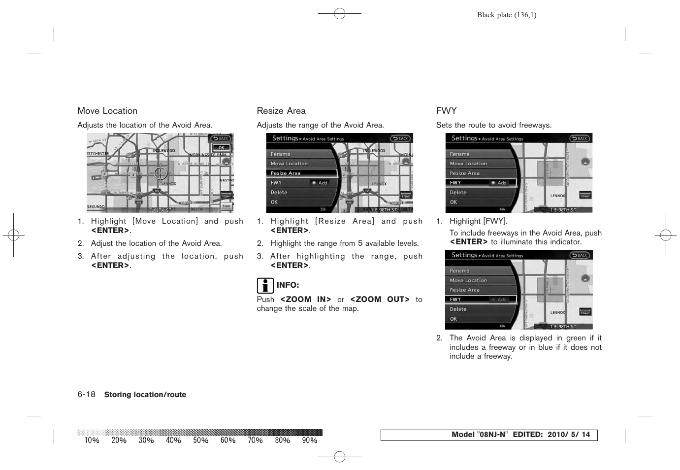 NISSAN 2010 Maxima - Navigation System Owner's Manual User Manual | Page 129 / 241
