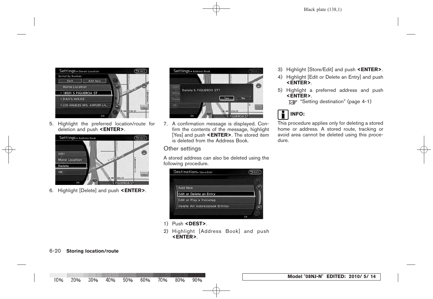 NISSAN 2010 Maxima - Navigation System Owner's Manual User Manual | Page 131 / 241