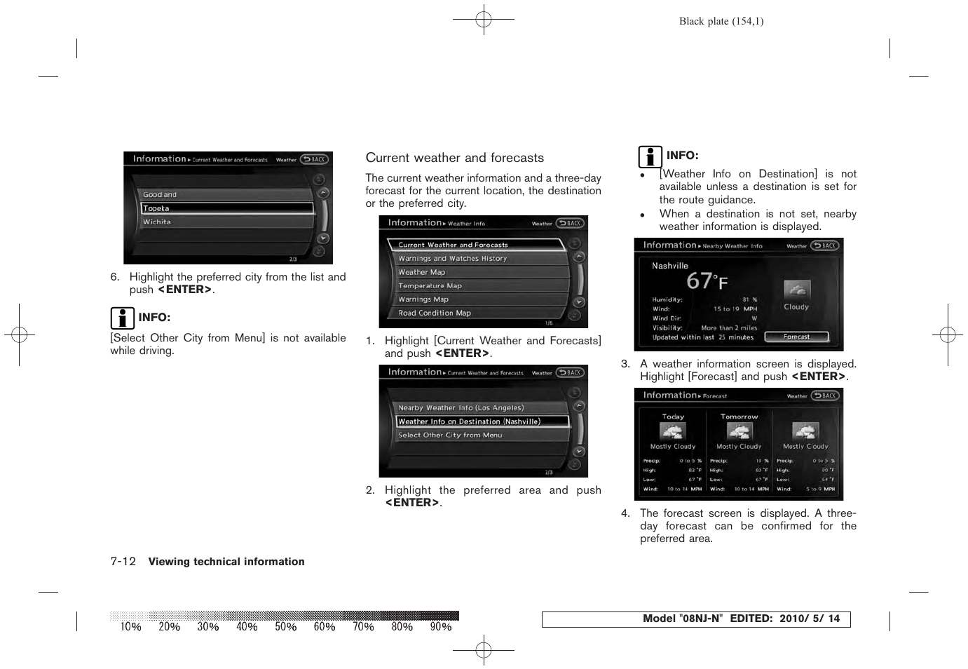 NISSAN 2010 Maxima - Navigation System Owner's Manual User Manual | Page 147 / 241
