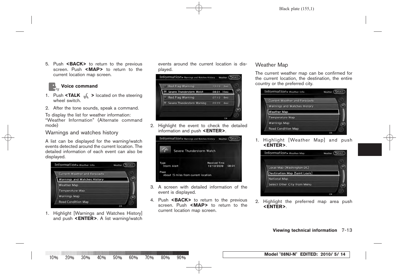 NISSAN 2010 Maxima - Navigation System Owner's Manual User Manual | Page 148 / 241
