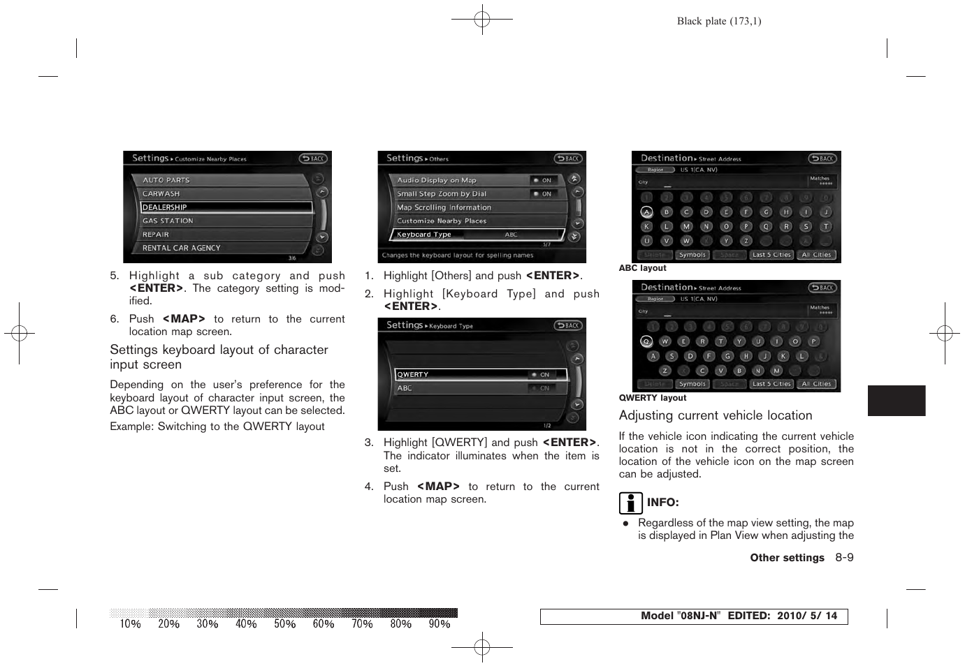 NISSAN 2010 Maxima - Navigation System Owner's Manual User Manual | Page 164 / 241