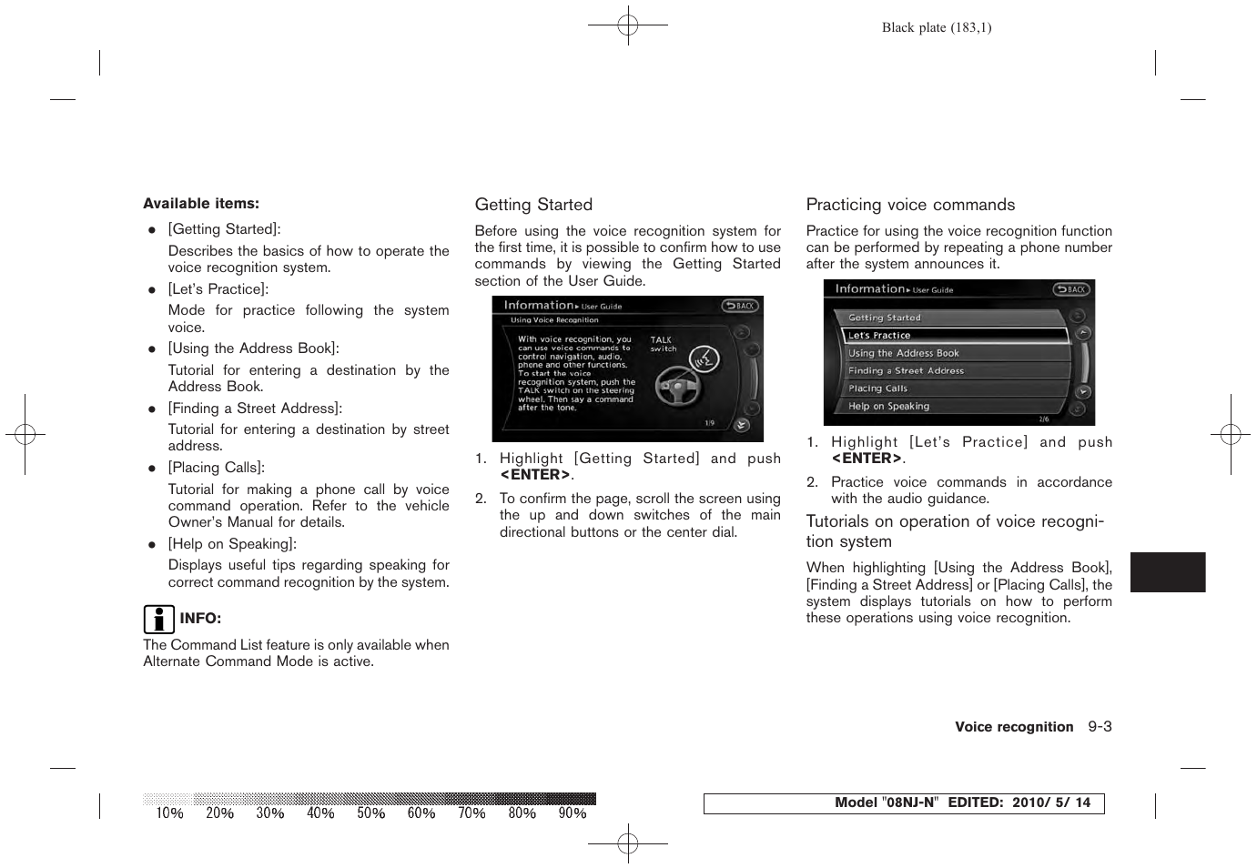 NISSAN 2010 Maxima - Navigation System Owner's Manual User Manual | Page 172 / 241