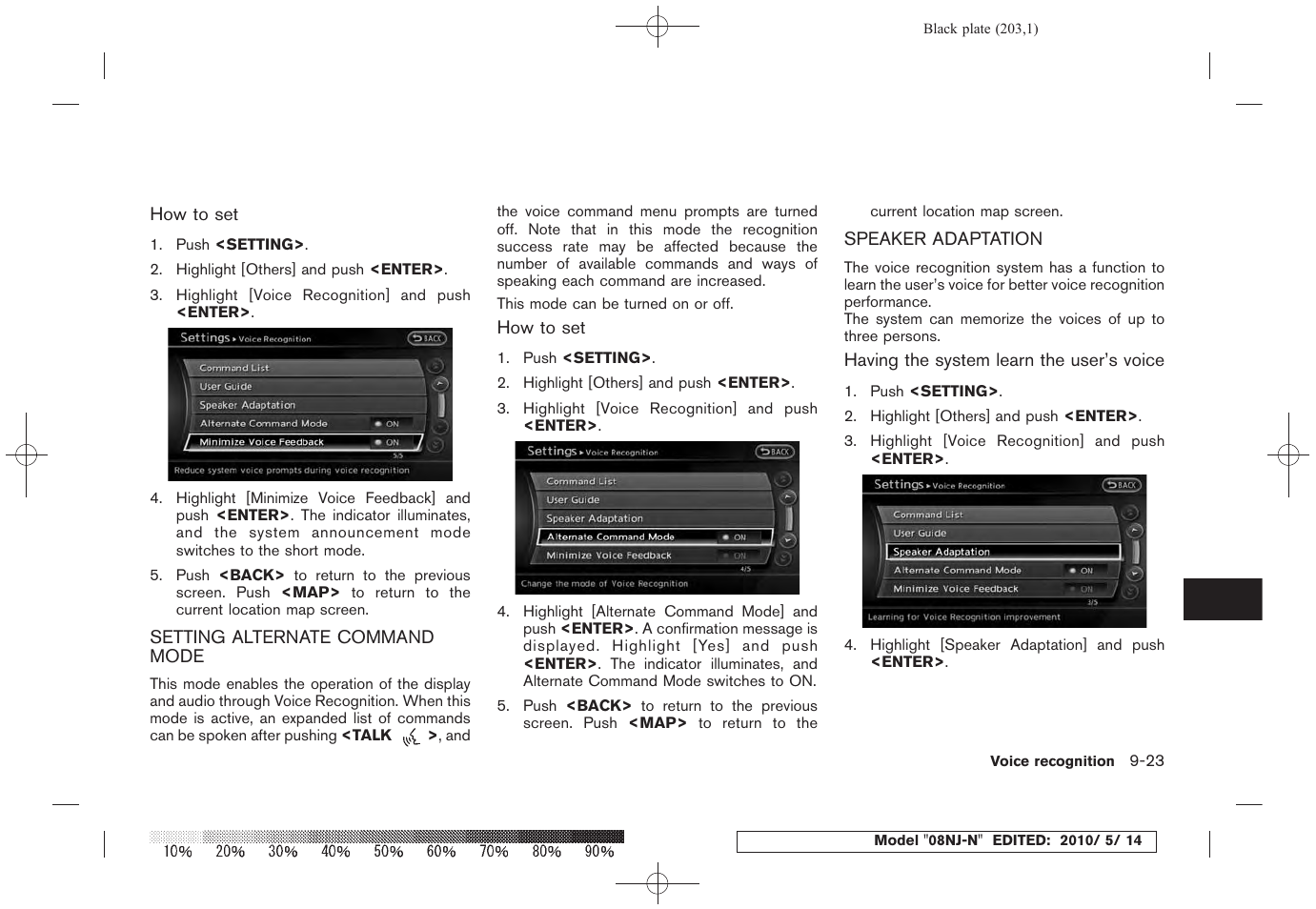 NISSAN 2010 Maxima - Navigation System Owner's Manual User Manual | Page 192 / 241