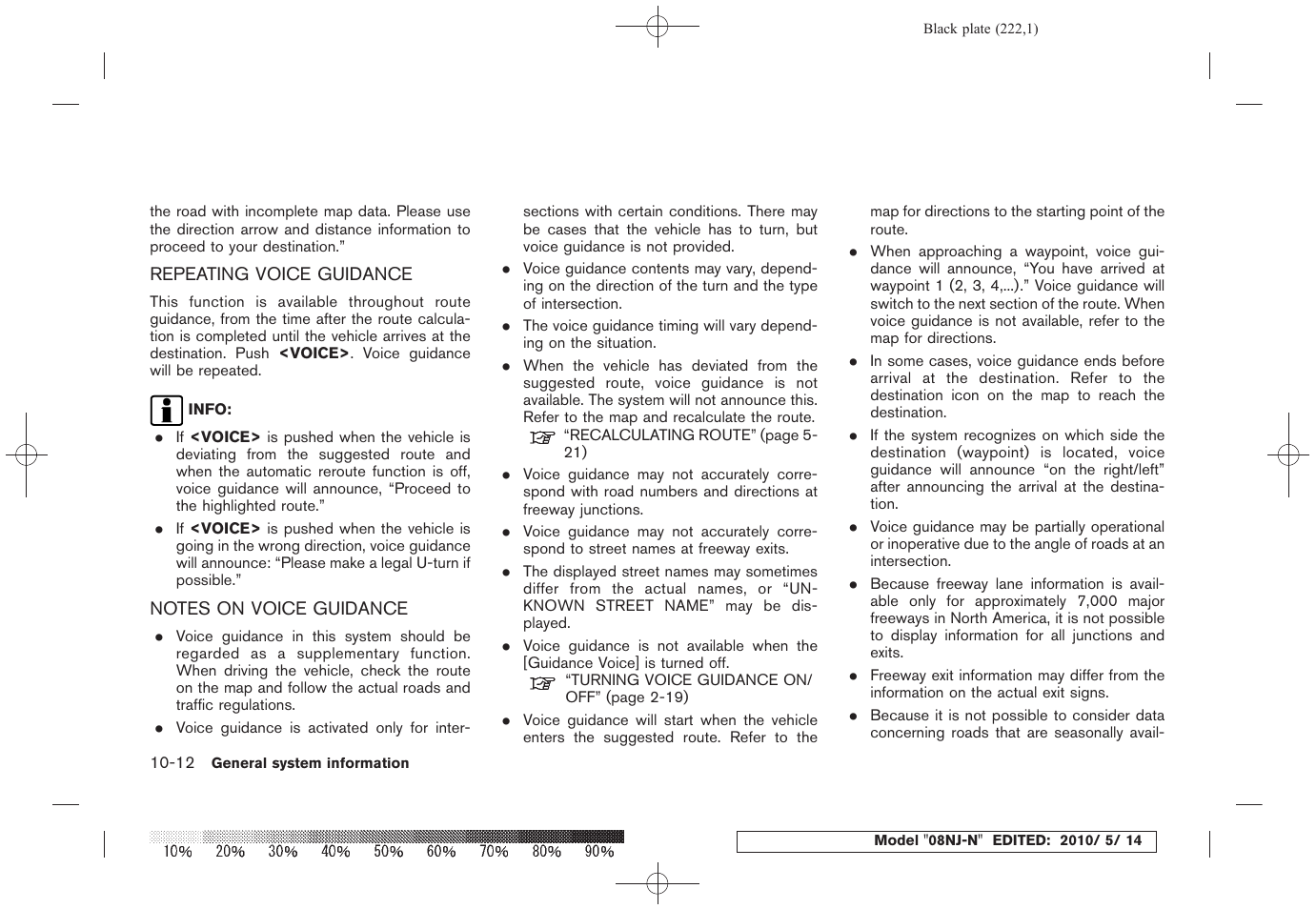 NISSAN 2010 Maxima - Navigation System Owner's Manual User Manual | Page 211 / 241