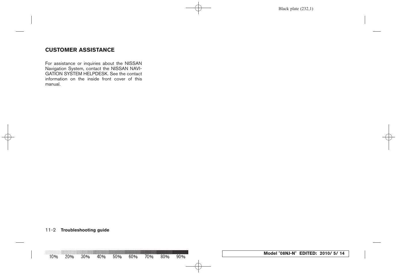 Customer assistance -2 | NISSAN 2010 Maxima - Navigation System Owner's Manual User Manual | Page 221 / 241