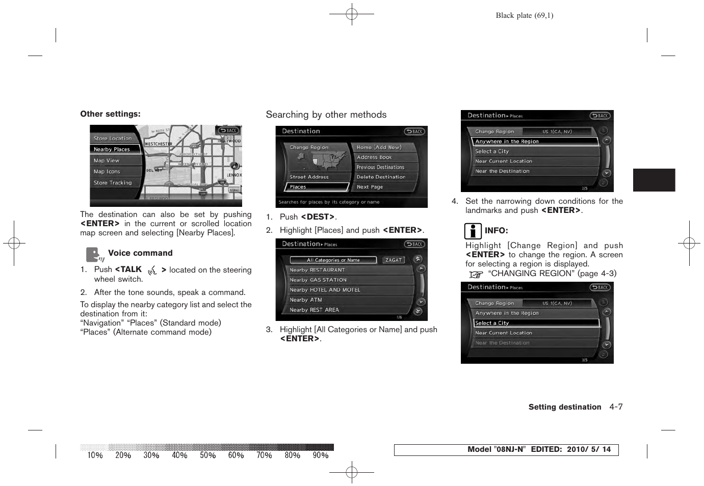 NISSAN 2010 Maxima - Navigation System Owner's Manual User Manual | Page 66 / 241