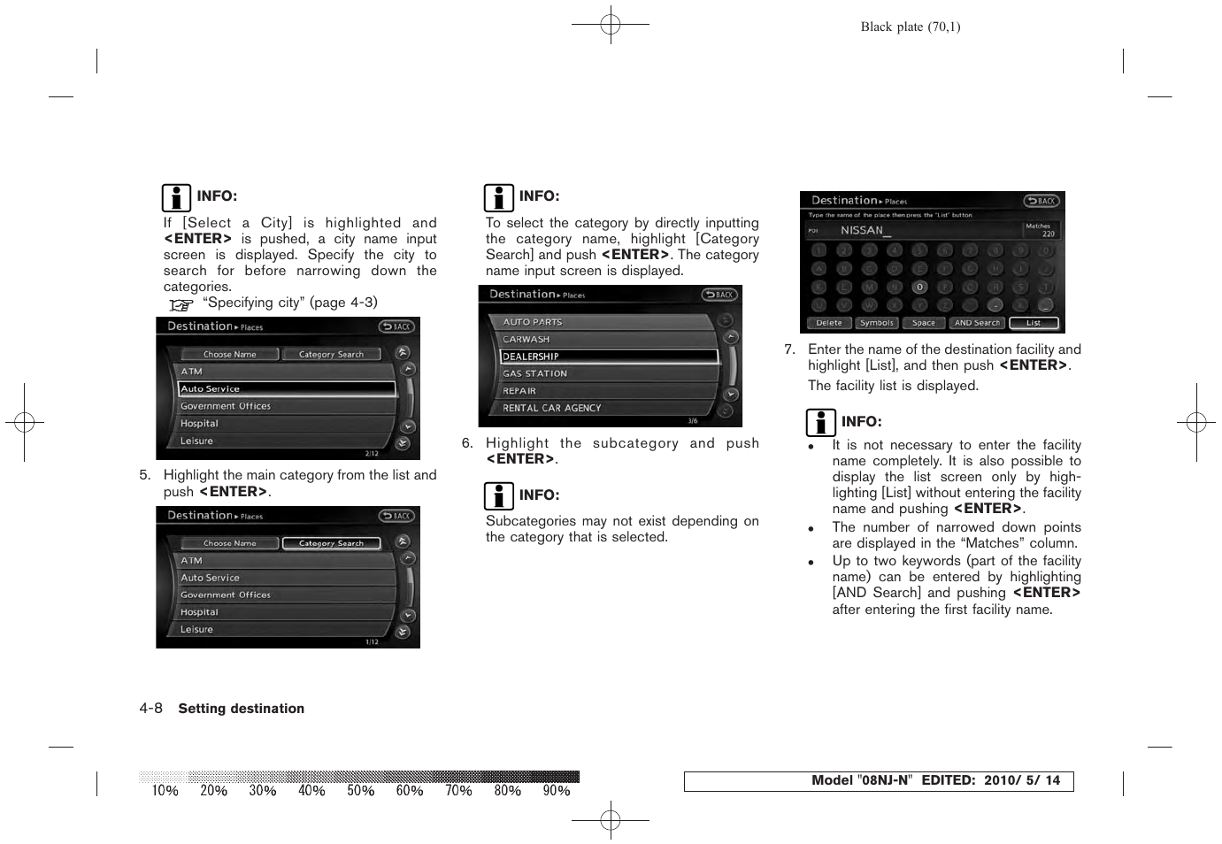 NISSAN 2010 Maxima - Navigation System Owner's Manual User Manual | Page 67 / 241