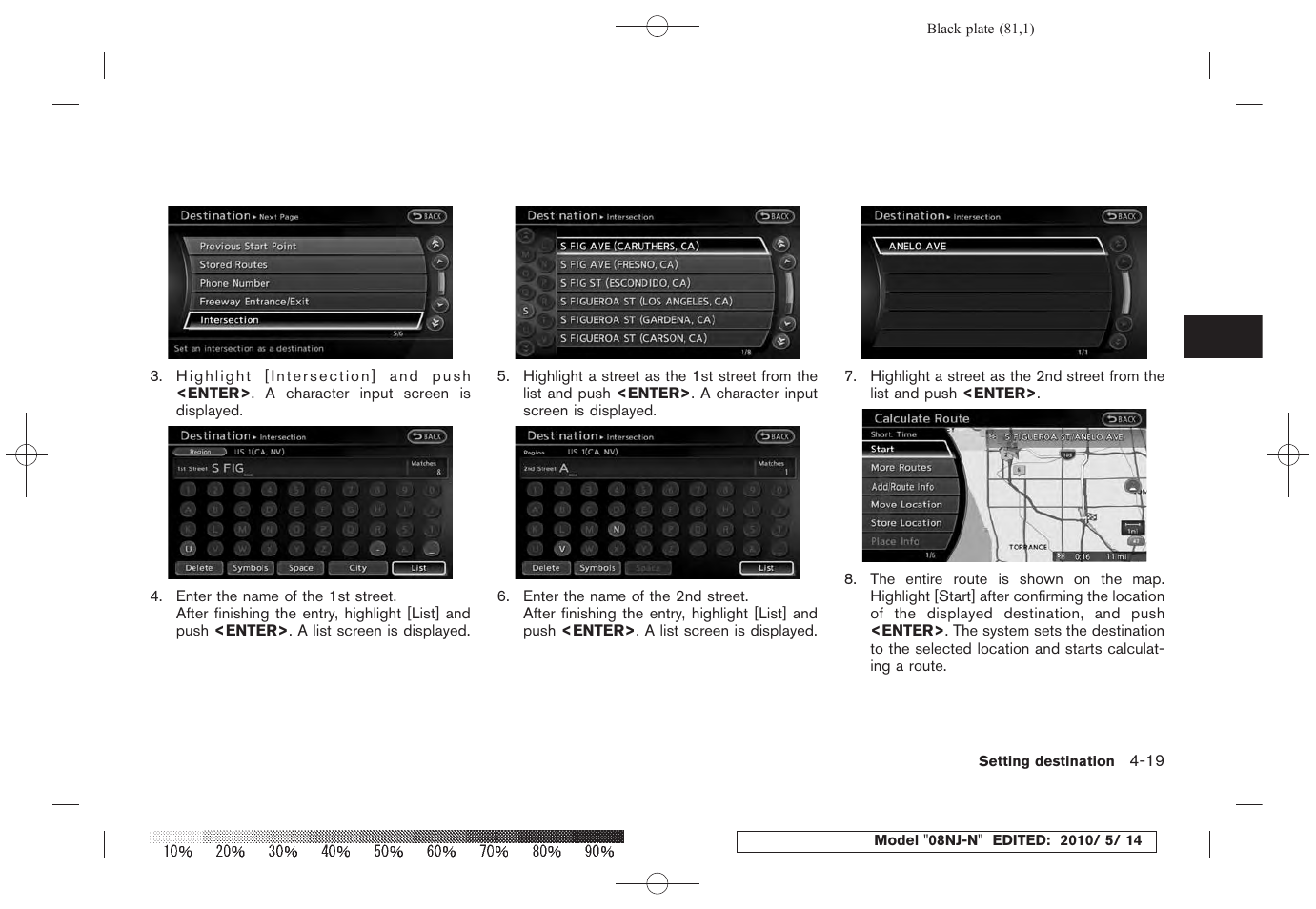 NISSAN 2010 Maxima - Navigation System Owner's Manual User Manual | Page 78 / 241