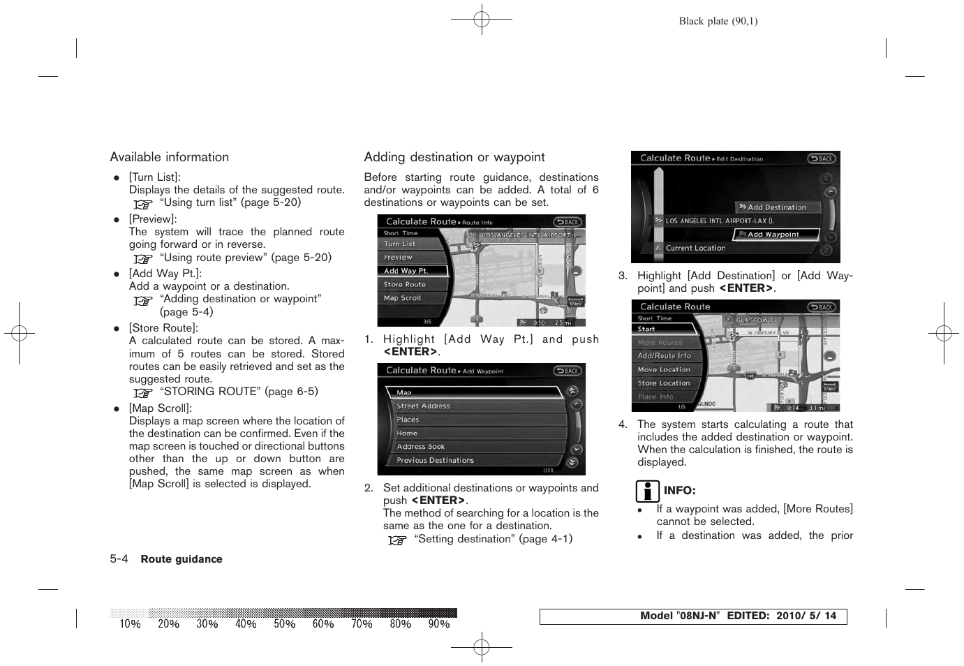NISSAN 2010 Maxima - Navigation System Owner's Manual User Manual | Page 85 / 241