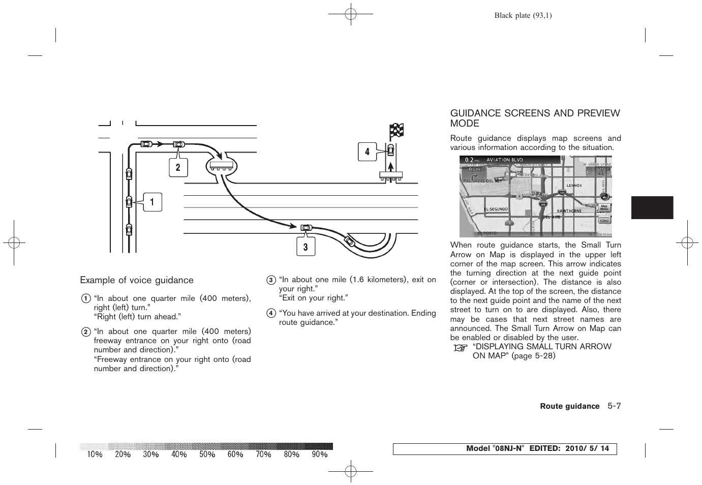Guidance screens and preview mode -7 | NISSAN 2010 Maxima - Navigation System Owner's Manual User Manual | Page 88 / 241