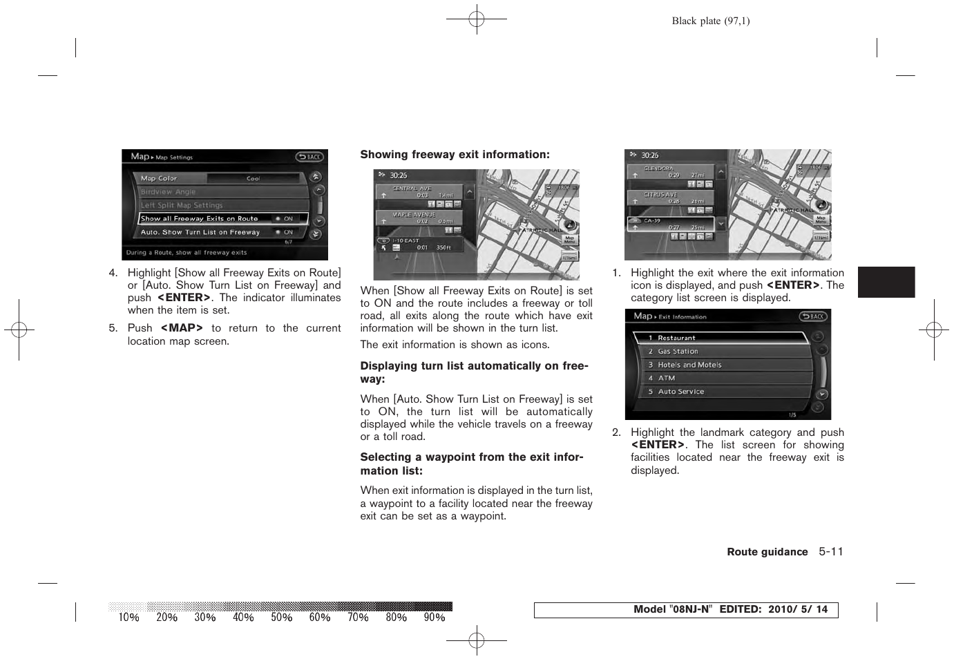 NISSAN 2010 Maxima - Navigation System Owner's Manual User Manual | Page 92 / 241